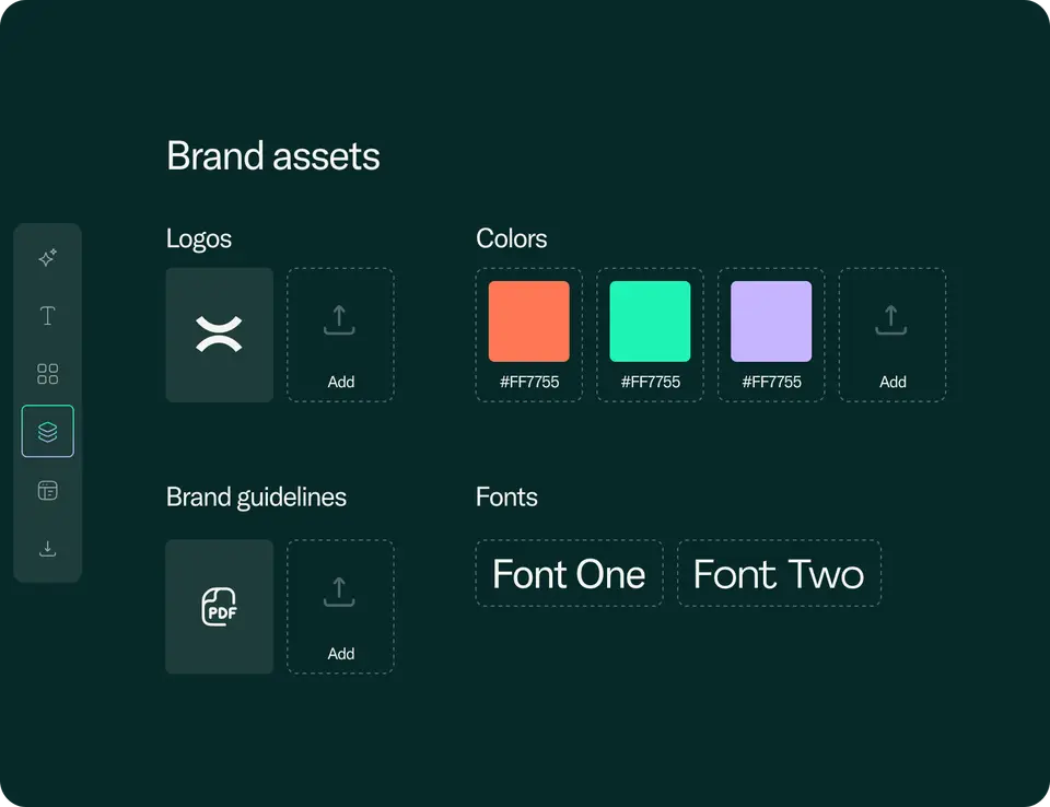Brand-guideline enforcement inside the editor